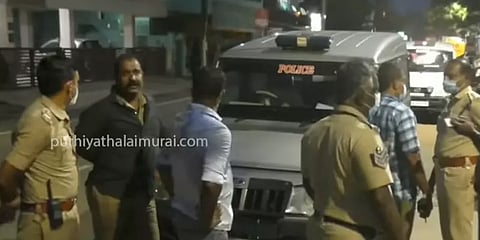 சென்னை: போதையில் போலீஸ் ஜீப் உள்ளிட்ட வாகனங்களை அடித்து நொறுக்கிய 6 பேர் கைது