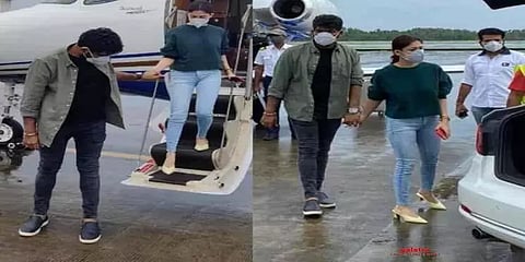 மலையாள பட ஷூட்டிங்: விக்னேஷ் சிவனுடன் தனி விமானத்தில் சென்ற நயன்தாரா