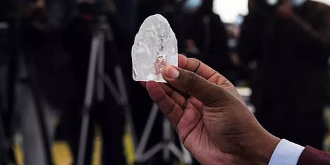 தென் ஆப்பிரிக்கா: உலகிலேயே 3-வது மிகப்பெரிய வைரக்கல் கண்டெடுப்பு