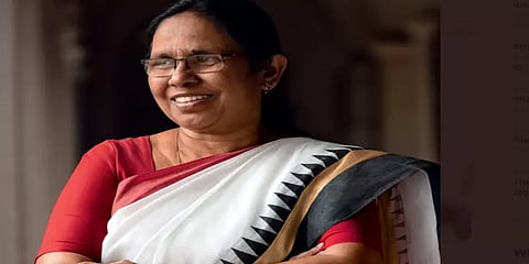 சிறந்த சுகாதாரப்பணி: 2021 ஐரோப்பிய பல்கலைக்கழக சொசைட்டி விருதுக்கு தேர்வான ஷைலஜா டீச்சர்