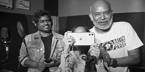 இது எங்களுடைய குடும்பப்பாட்டு: யுவனுடன் சிம்புவின் ‘மாநாடு’ முதல் பாடலை பாடியுள்ள பவதாரணி