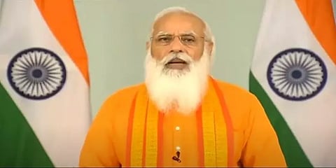 கொரோனா காலத்திலும் யோகா நம்பிக்கை ஒளியாக இருக்கிறது - பிரதமர் மோடி