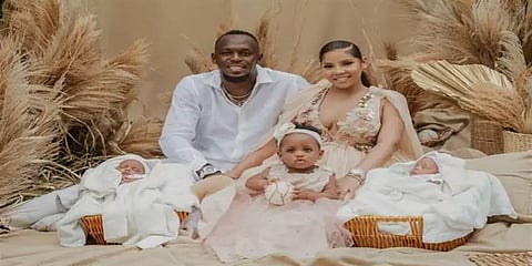 இரட்டை மகன்களுக்கு அப்பாவான உசைன் போல்ட் - இன்ஸ்டாகிராமில் பகிர்ந்த புகைப்படங்கள்