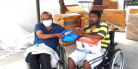 துளிர்க்கும் நம்பிக்கை: உதவிக்கரம் நீட்டிய முதுகு தண்டுவடம் பாதிக்கப்பட்ட அமைப்பினர்