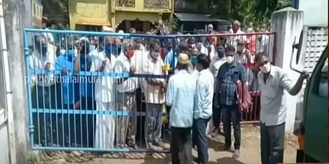 கடலூர் மிலிட்டரி கேன்டீனில் மது வாங்க குவிந்த கூட்டம் - போலீஸ் குவிப்பு