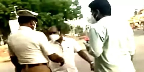 சேலம்: காவல் துறையினருக்கு கொலை மிரட்டல் விடுத்த இந்து முன்னணி பிரமுகர் - வைரல் வீடியோ