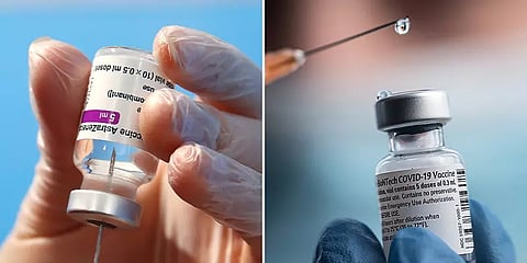 பைசர் - அஸ்ட்ரா ஜெனிகா 'மிக்ஸ்ட் வேக்சின்' நோயெதிர்ப்பு திறனை அதிக வலுவாக்கும்: ஆய்வு