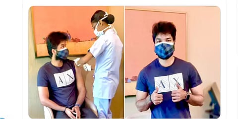 “பாதுகாப்பாக இருங்கள்” - கொரோனா தடுப்பூசி செலுத்திக் கொண்ட நடிகர் ஜெய்