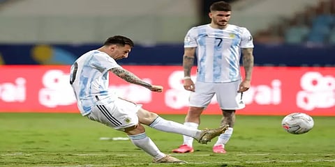 மெஸ்ஸியின் 76 ஆவது சர்வதேச கோல்: ஈக்குவாடரை வீழ்த்திய அர்ஜென்டினா