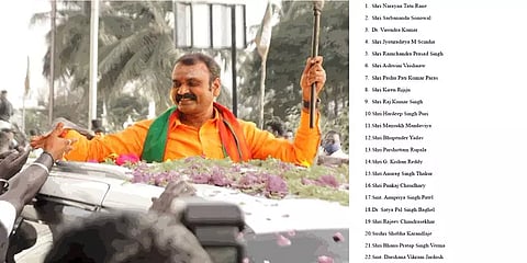 மத்திய அமைச்சராகிறார் எல்.முருகன்: புதிய மத்திய அமைச்சர்கள் பட்டியல் வெளியீடு