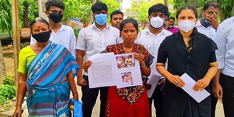 ராணிப்பேட்டை: காதல் கணவரின் மரணத்தில் மர்மம்: சொத்து பிரச்னை காரணமா? - மனைவி புகார்