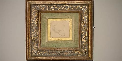 2.7 X 2.7 இன்ச் தாளில் டாவின்சி வரைந்த 500 வருட பழமையான ஓவியம் ரூ.90 கோடிக்கு ஏலம்