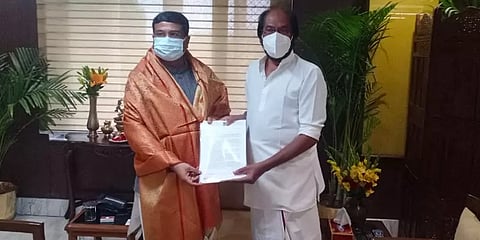 கேந்திரிய வித்யாலாயாவில் தமிழ் பாடம் - தர்மேந்திர பிரதானிடம் திருச்சி சிவா வலியுறுத்தல்