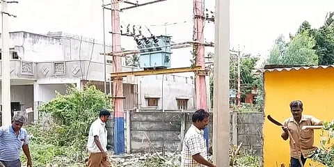 விருத்தாசலம்: மின் பாதையில் அணில்கள் விளையாடியதால் மின்தடை
