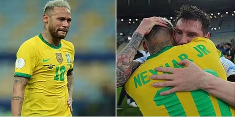 தோல்வியால் கண்கலங்கிய நெய்மர் - கட்டித் தழுவி ஆறுதல் சொன்ன மெஸ்ஸி