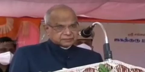 'ஜெய்ஹிந்த், ஜெய் தமிழ்நாடு'- தனியார் நிகழ்ச்சியில் ஆளுநர் உரை