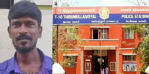 வாகன ரோந்து சோதனையின் போது இளைஞர் திடீரென தற்கொலை - திருமுல்லைவாயல் அருகே அதிர்ச்சி