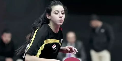 சிரியாவில் இருந்து ஒரு 'சிறிய' நாயகி: டேபிள் டென்னிஸில் பங்கேற்கும் 12 வயது ஸாஸா