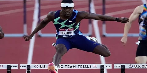 அதிவேகப் பந்துவீச்சாளரின் மகன்... அமெரிக்காவின் பதக்க நம்பிக்கை வீரர் ராய் பெஞ்சமின்!