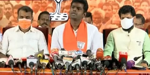 “பாஜகதான் தமிழகத்தின் எதிர்காலமாக இருக்கும்; இதை யாரும் தடுக்க முடியாது” - அண்ணாமலை பேட்டி