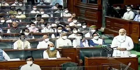 பட்டியலினத்தவர்கள் அமைச்சரானதை விரும்பாததால் எதிர்க்கட்சிகள் அமளி: பிரதமர் மோடி