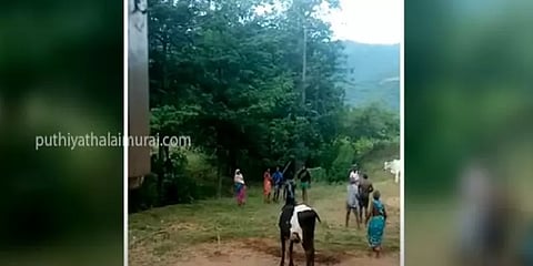 திண்டுக்கல்: சொத்து தகராறில் தந்தையை அரிவாளால் வெட்டிய மகன்