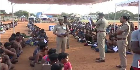 காவலர் உடல் தகுதித் தேர்வு: ஆர்.டி.பி.சி.ஆர் பரிசோதனை கட்டாயம்