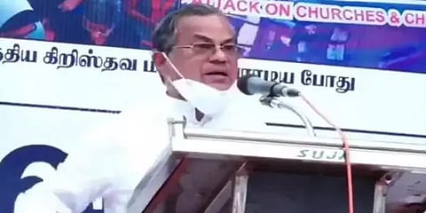 இந்து கடவுள்களை விமர்சித்ததாக புகார் : தலைமறைவாக இருந்த மதபோதகர் ஜார்ஜ் பொன்னையா கைது