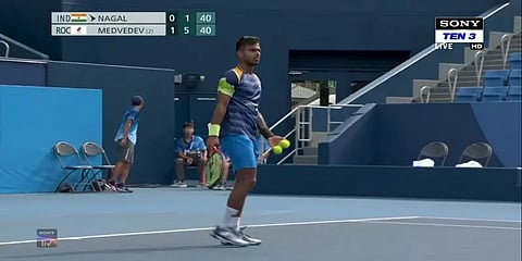 ஒலிம்பிக்: டென்னிஸ் முதல் சுற்றில் இந்தியாவின் சுமித் நாகல் தோல்வி