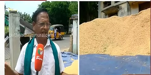 அதிகாரிகளின் மெத்தனத்தால் தேங்கும் நெல் மூட்டைகள் - விவசாயிகள் கவலை