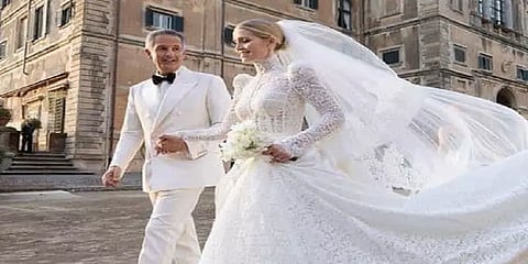 62 வயது மல்டி மில்லியனரை மணந்தார் இளவரசி டயானாவின் 30 வயது மருமகள்