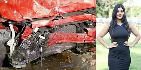 நடிகை யாஷிகா ஆனந்த் கார் விபத்தில் சிக்கிய விவகாரம்: எஃப்.ஐ.ஆரில் இருப்பது என்ன?