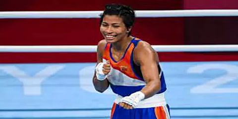 பதக்கத்தை உறுதி செய்ததோடு கிராமத்துக்கு சாலை வசதி கிடைக்கச் செய்த லவ்லினா