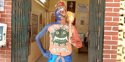 தமிழ்நாடு முழுவதும் மாவட்ட நிர்வாகம் சார்பில் நடைபெற்ற கொரோனா விழிப்புணர்வு நிகழ்ச்சிகள்