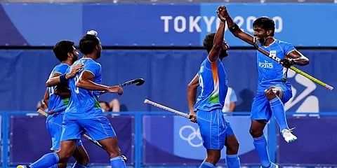 ஒலிம்பிக் ஹாக்கி: பரபரப்பான ஆட்டத்தில் இந்தியா - ஜெர்மனி சமநிலை