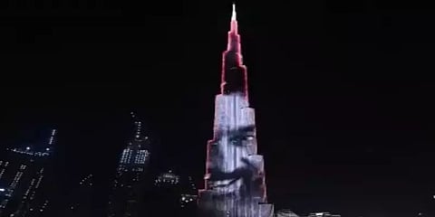 உலகின் உயரமான புர்ஜ் கலிஃபா கட்டிடத்தில் ‘நவரசா’ நடிகர்களின் விளம்பரம்