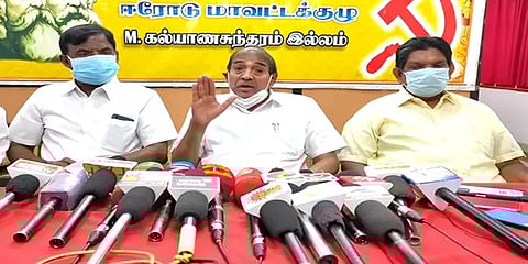 ஈரோடு: மக்கள் விரோத மத்திய அரசு நீடிக்கக் கூடாது - திருப்பூர் எம்பி கே.சுப்பராயன்