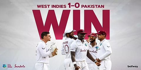 பாகிஸ்தானுக்கு கொடுக்கப்பட்ட 'ஷாக்': 1 விக்கெட் வித்தியாசத்தில் வெஸ்ட் இண்டீஸ் வெற்றி