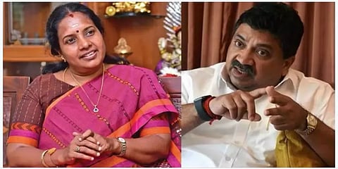 வானதி சீனிவாசன் எம்.எல்.ஏவா? அரசியல் கட்சி பாதுகாவலரா? - பேரவையில் நிதியமைச்சர் கேள்வி