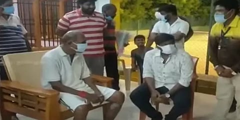 “படப்பிடிப்பு கட்டணத்தை குறைத்திடுக” - புதுச்சேரி முதல்வரை சந்தித்த நடிகர் விஜய்சேதுபதி