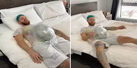 “ரொம்ப சிரமம் தான்” - ஒரு நாள் கர்ப்பிணியாக வாழ வித்தியாசமாக முயற்சித்த டிக்டாக் பிரபலம்