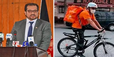 ஜெர்மனியில் பீட்சா டெலிவரி பாயாக வேலை செய்யும் ஆப்கானிஸ்தான் முன்னாள் அமைச்சர்