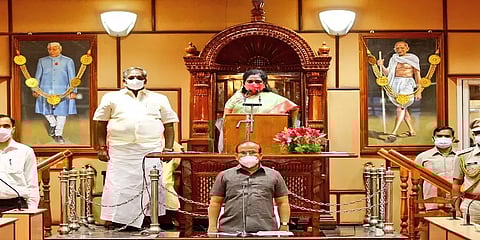 13 திருக்குறள்களை மேற்கோள் காட்டி புதுச்சேரி பேரவையில் உரையாற்றிய ஆளுநர் தமிழிசை