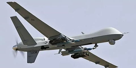 வெடிகுண்டு தாக்குதலுக்கு பழிக்குப்பழி: ஐஎஸ் பயங்கரவாதிகள் மீது அமெரிக்கா ட்ரோன் தாக்குதல்