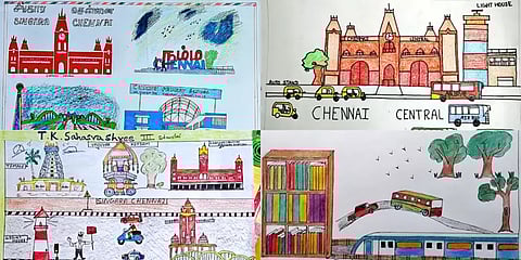 சென்னை தின ஓவியப் போட்டி: தேர்வான 10 ஓவியங்களை ட்விட்டரில் வெளியிட்ட சென்னை மாநகராட்சி
