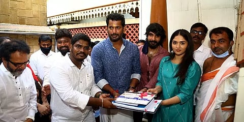 'விஷால் 32' திரைப்படத்தில் சுனைனா: படப்பிடிப்பு தொடக்கம்