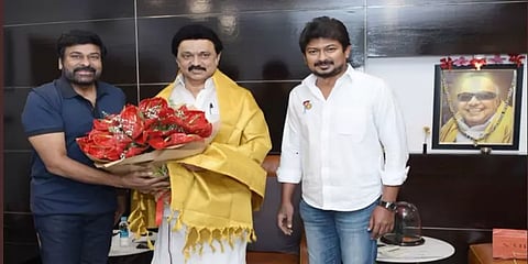 முதல்வர் மு.க ஸ்டாலினை சந்தித்த நடிகர் சிரஞ்சீவி