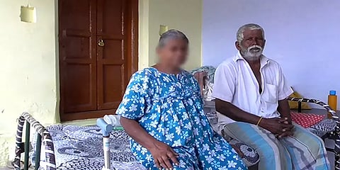 கரூர்: வயதான மாமனார் மாமியாரை வெளியேற்றிய மருமகள் - வீட்டை பூட்டிச் சென்ற அவலம்