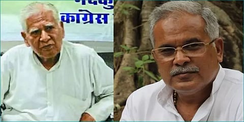 பிராமணர்கள் பற்றி கருத்து - தந்தை மீதே வழக்குப்பதிவு செய்த சத்தீஸ்கர் முதல்வர்