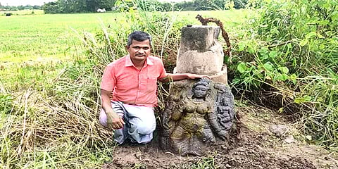 காஞ்சிபுரம்: உத்திரமேரூர் அருகே கண்டறியப்பட்ட 1200 ஆண்டுகள் பழமையான பல்லவர் கால சிலைகள்